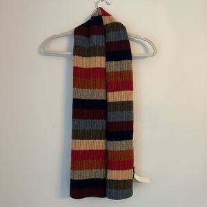 GAP Multicolor Striped Scarf lambswool NWT